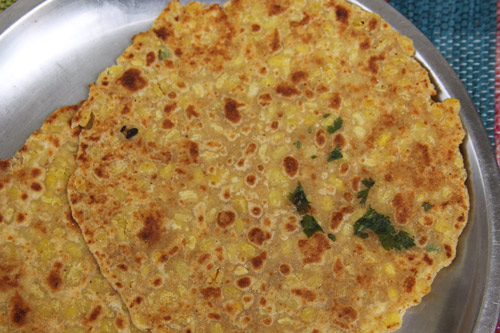 Dal Paratha - Indisches Brot mit Mungbohnen