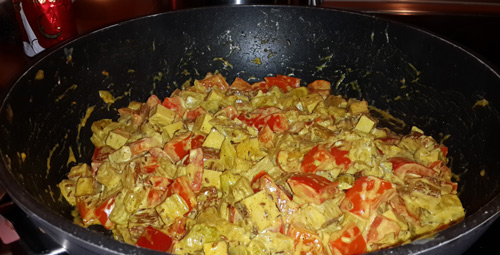 Fennel Delight - Recipe for Fennel with Capsicum and Tofu 