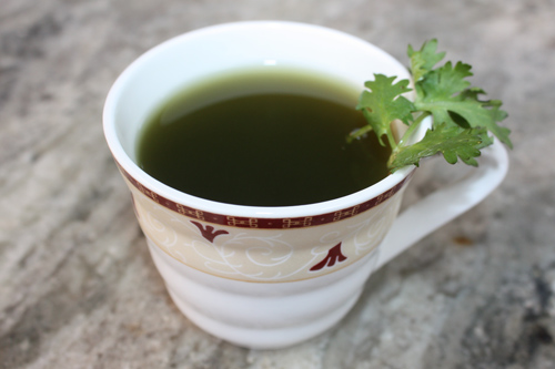 Pitta Tea - Recipe for Coriander Fennel Tea against Acidity 