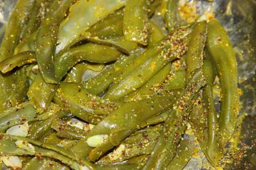 Sem Achaar Recipe - Broad Beans Pickles