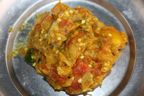 Baingan Bharta Recipe - Mashed Eggplant